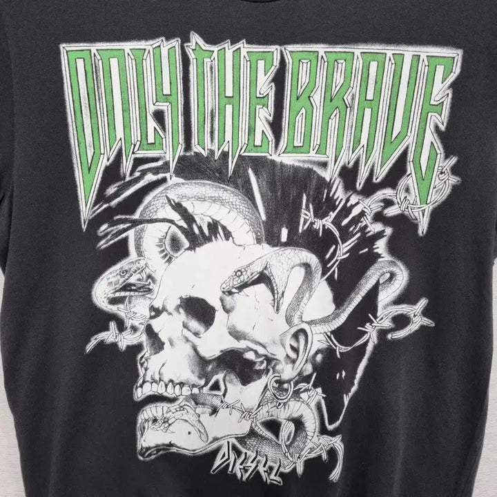 [BUNJANG] Diesel Skull and Snake Printed T-shirt / 디젤 프린팅 반팔티 남95ㅡ0408