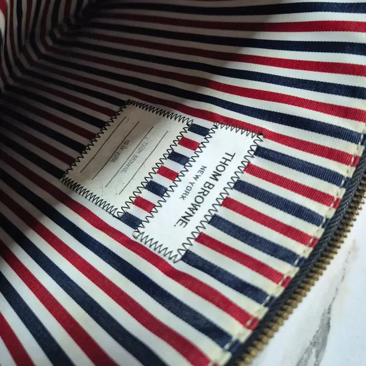 [BUNJANG] Thom Browne Pebble Grain Black Clutch Bag / (정품) 톰브라운 페블 그레인 블랙 클러치 백