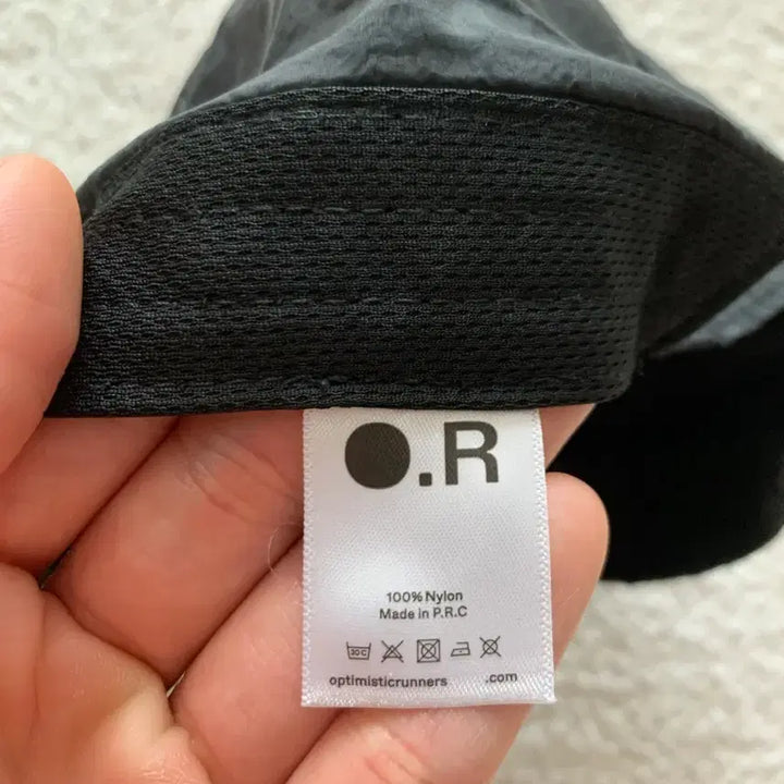 [BUNJANG] Optimistic Nylon Black Ball Cap / 옵티미스릭 볼캡 나일론 블랙