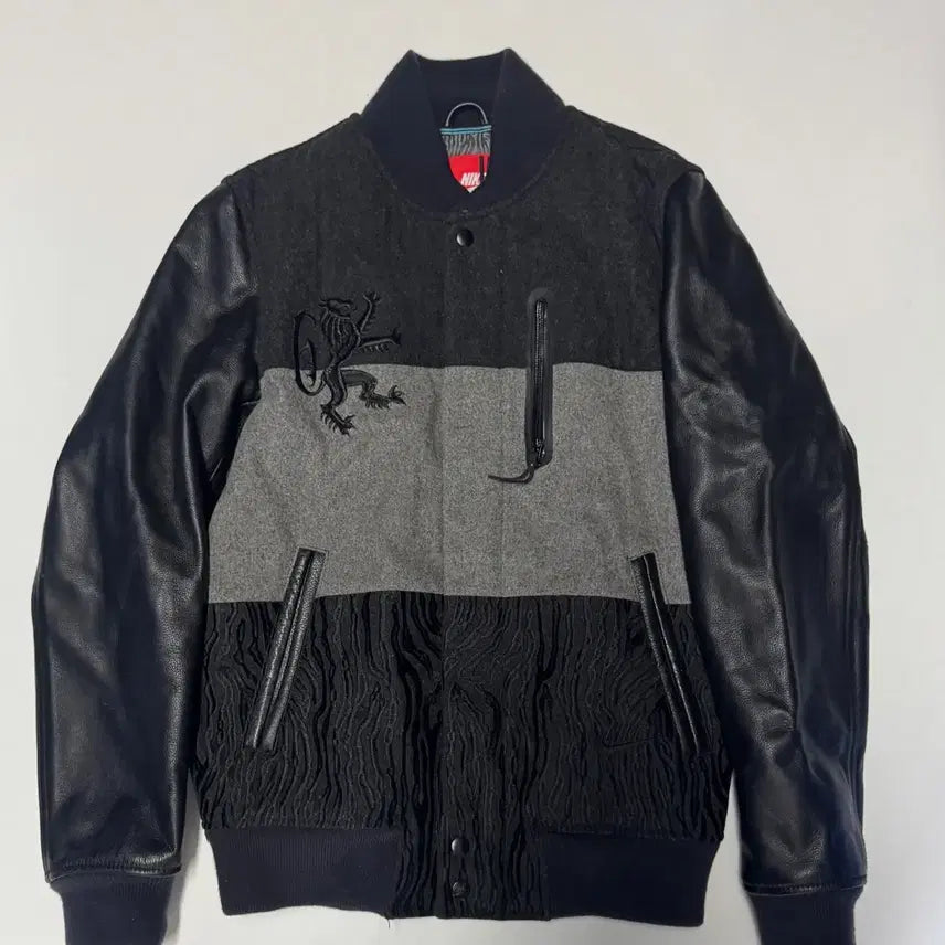 [BUNJANG] Nike LeBron Destroyer Leather Varsity Jacket (M) / 희귀!! 나이키 르브론 디스트로이어 소가죽 바시티 자켓 M