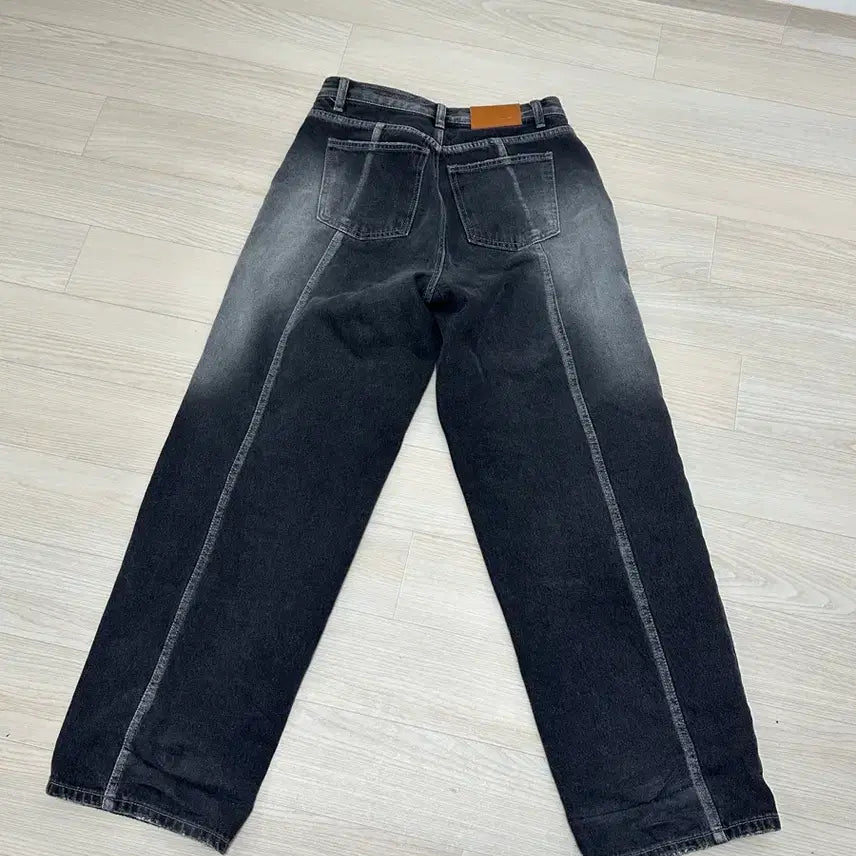 [BUNJANG] LKET Black Wide Pants / LKET 흑청 와이드 팬츠