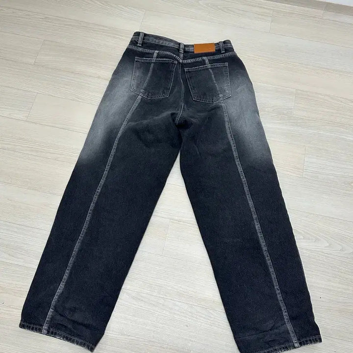 [BUNJANG] LKET Black Wide Pants / LKET 흑청 와이드 팬츠