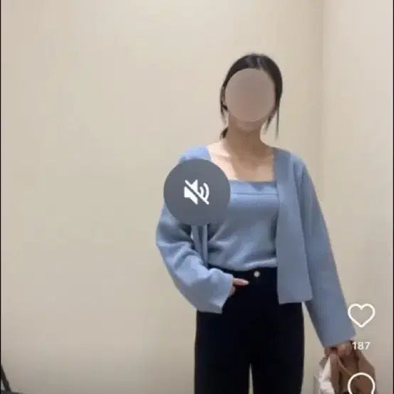 [BUNJANG] Sie Ar Cardigan Blue / 시에 sie 아르 가디건 블루
