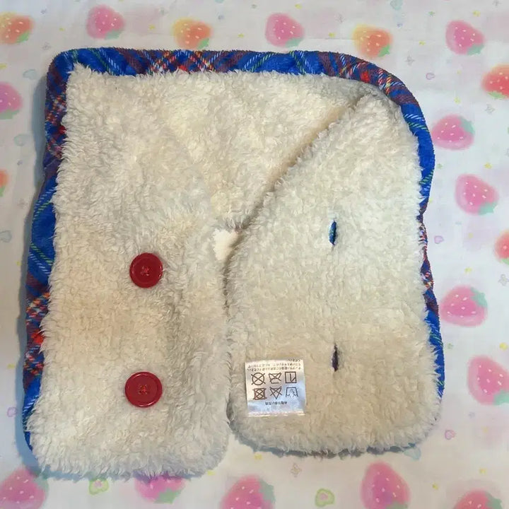 [BUNJANG] Rilakkuma Check Neck Warmer Muffler / (파격할인) 리락쿠마 체크 넥워머 머플러 목도리