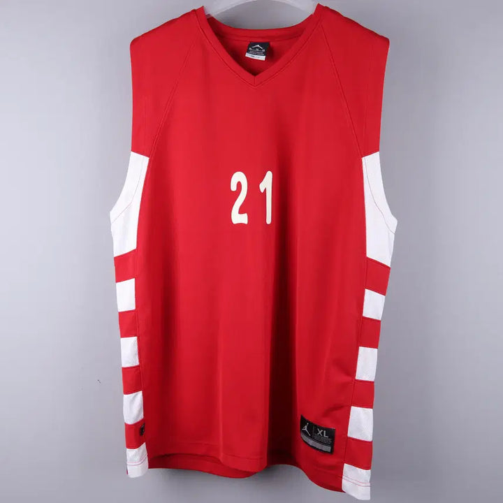[BUNJANG] Nike Jordan Team Shooting Basketball Jersey (XL) / 나이키 조던 농구 저지 농구 나시 레드 (XL)