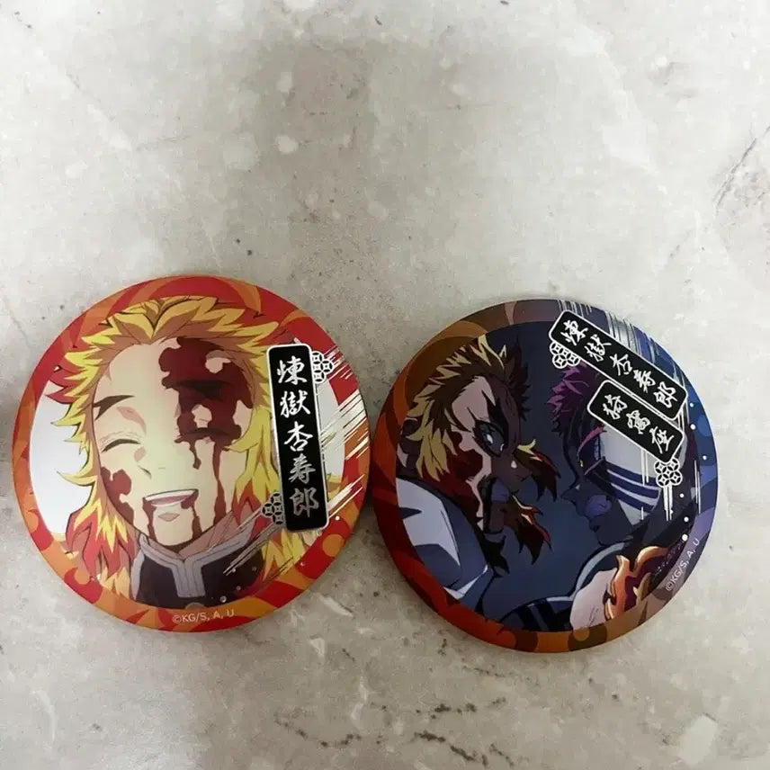 [SOLD OUT] 귀칼 팝업 렌고쿠 뱃지 (새것)