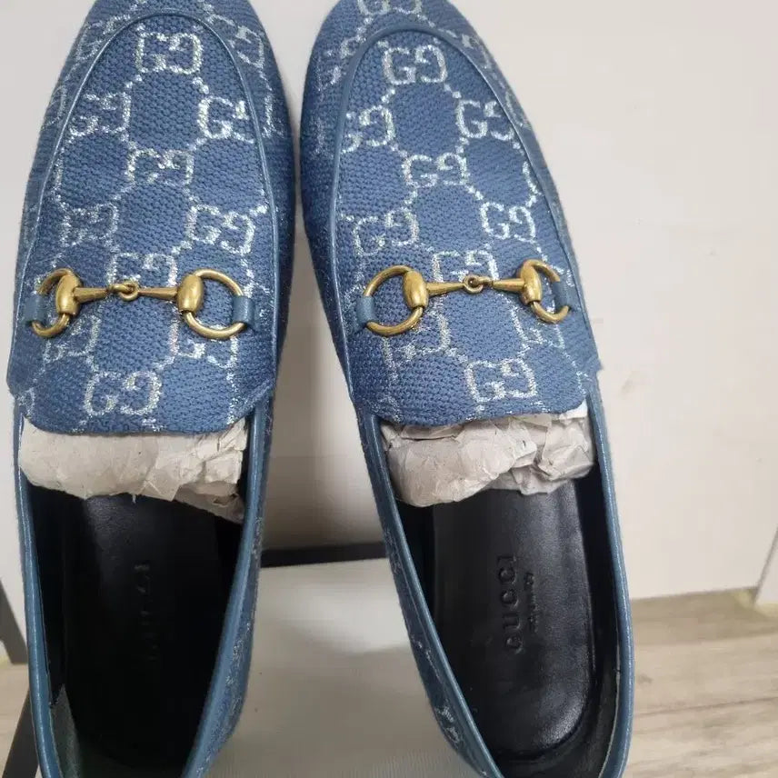 [BUNJANG] Gucci GG Loafers Blue Women&
