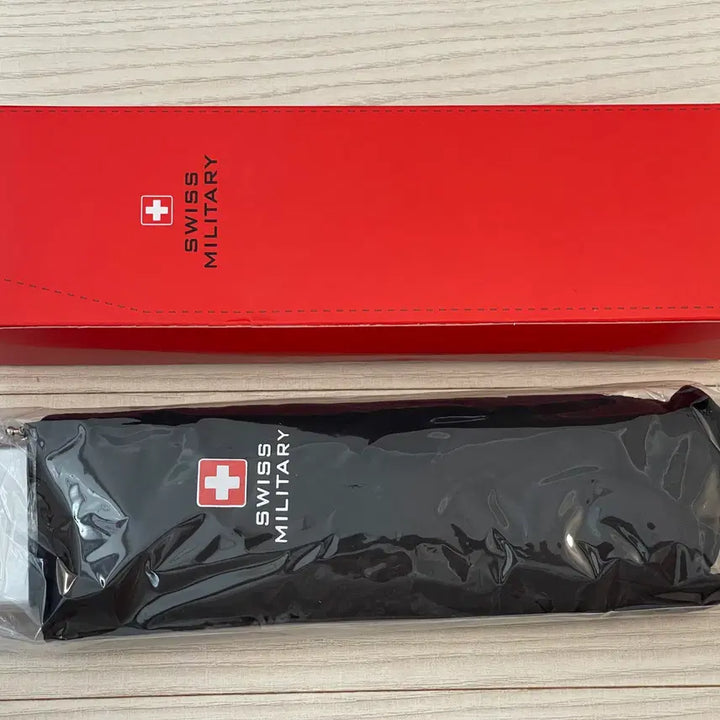 [BUNJANG] Swiss Military 3-Section Square Umbrella Black / (새상품) 스위스 밀리터리 3단 사각우산