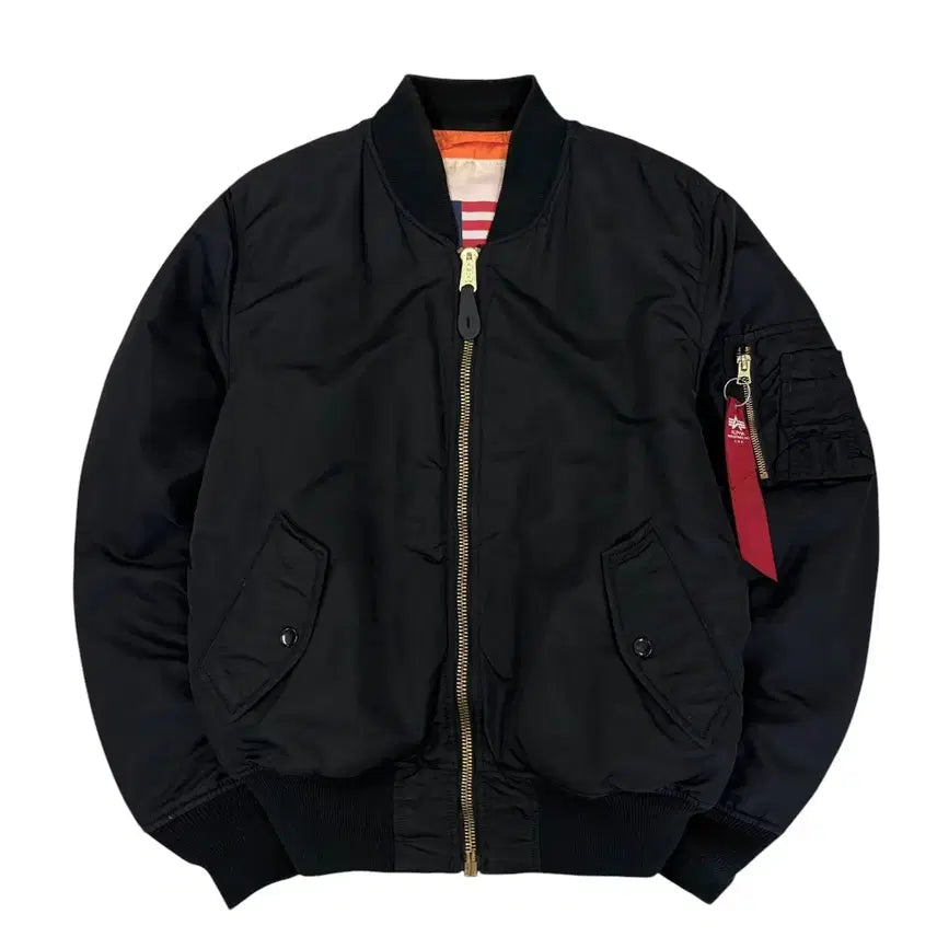 [BUNJANG] Alpha Industries MA-1 Flight Jacket Black (S/Domestic 95-100) / 00s 알파인더스트리 MA-1 항공점퍼 블랙 (S/국내95~100)