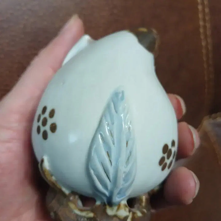 [BUNJANG] Peach-Shaped Celadon Inkstone / 복숭아 연적