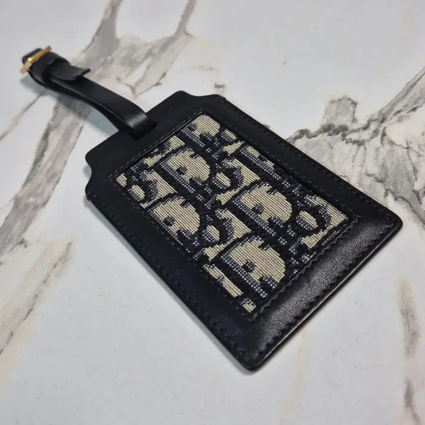 [BUNJANG] Dior Oblique Name Tag Card Holder Wallet / (정품) 디올 오블리크 네임택 카드홀더 지갑