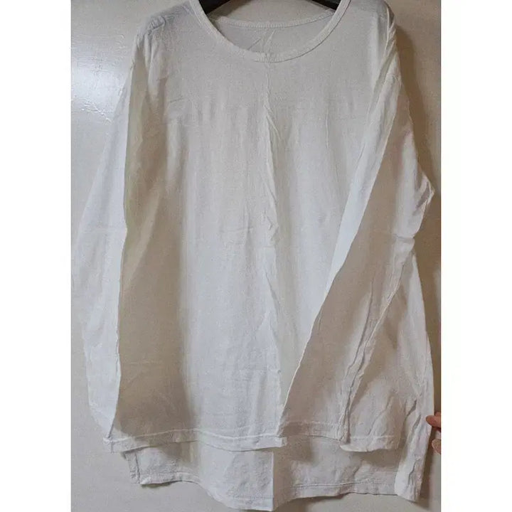 [BUNJANG] Generic Layered T-shirt / 이너아이템) 공용 레이어드 티 흰색