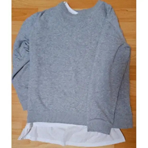 [BUNJANG] Generic Layered T-shirt / 이너아이템) 공용 레이어드 티 흰색