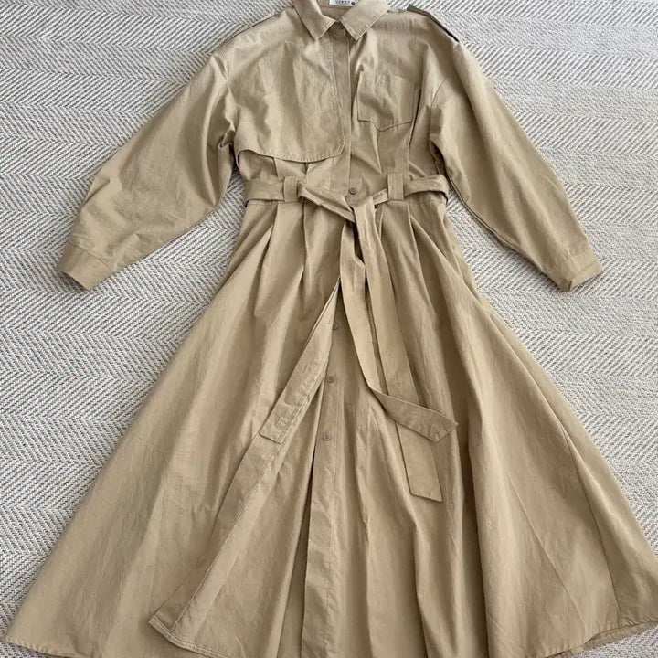 [BUNJANG] Ginnt Beige Cotton Dress / Ginnt 베이지 코튼 드레스/S-M