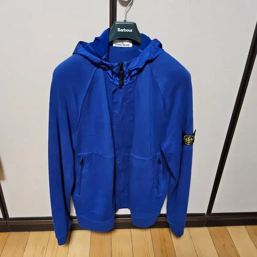 [BUNJANG] Stone Island Royal Blue Hooded Zip-Up XXL / (거의 새것) 초레어템 스톤아일랜드 후드 집업 브라이트 블루 XXL
