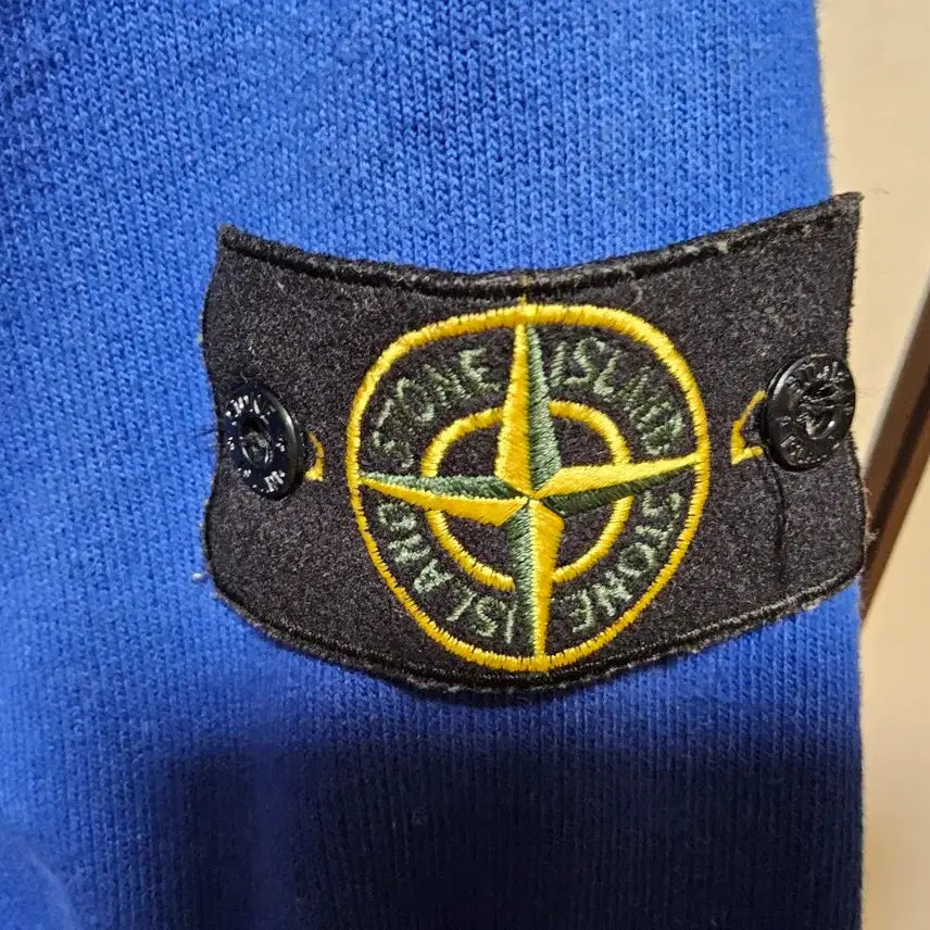 [BUNJANG] Stone Island Royal Blue Hooded Zip-Up XXL / (거의 새것) 초레어템 스톤아일랜드 후드 집업 브라이트 블루 XXL