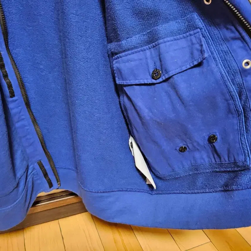 [BUNJANG] Stone Island Royal Blue Hooded Zip-Up XXL / (거의 새것) 초레어템 스톤아일랜드 후드 집업 브라이트 블루 XXL