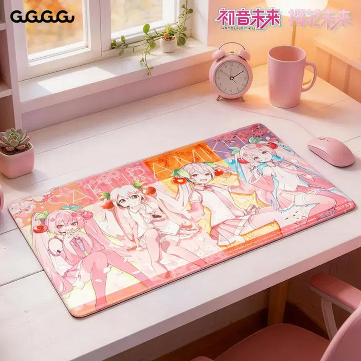 [BUNJANG] FuRyu Hatsune Miku Sakura Desk Mat / 후류 GUGUGUGU 사쿠라미쿠 데스크매트