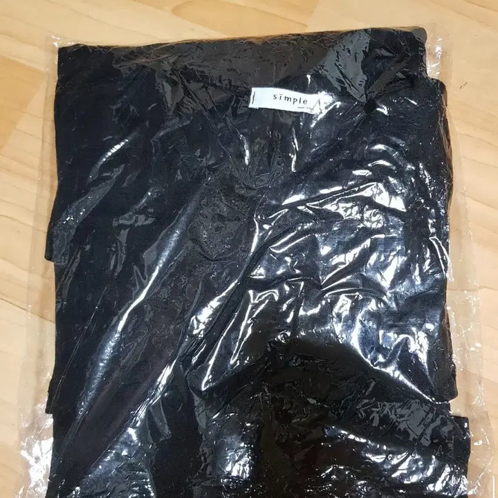[BUNJANG] Layered T-Shirt - Black / 이너아이템) 공용 레이어드 티 검정색