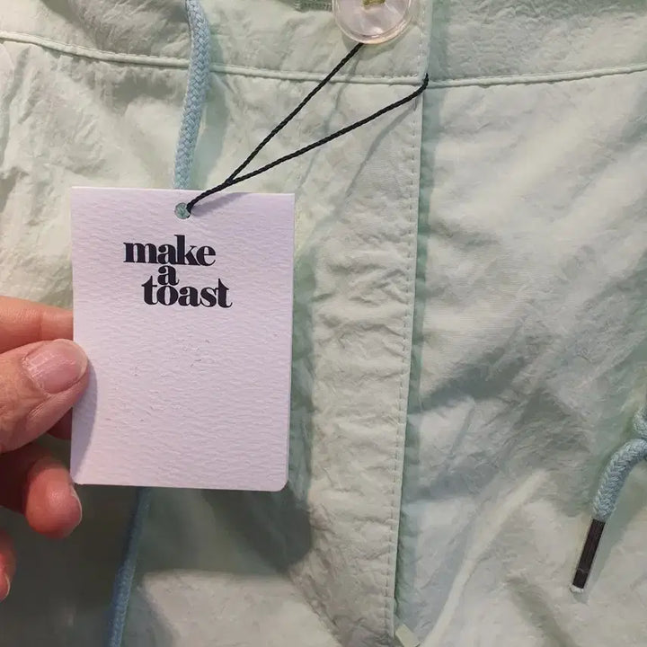 [BUNJANG] MAKE A TOAST Nylon Wide Pants M Mint / [새상품] 메이크어토스트(MAKE A TOAST) 나일론 와이드 팬츠 M