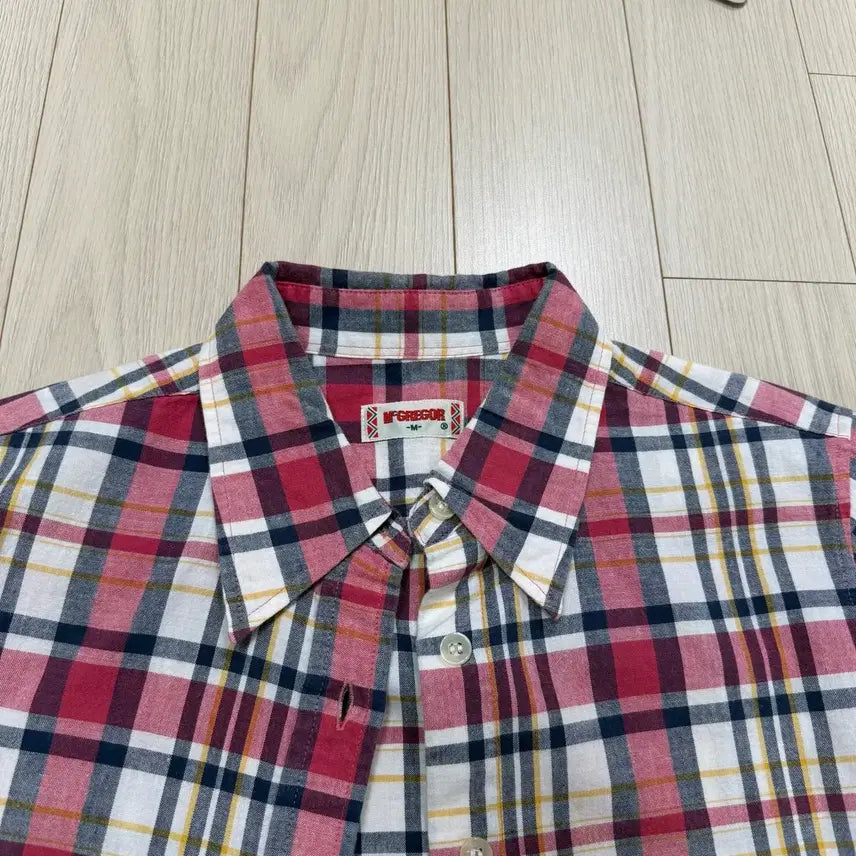 [BUNJANG] McGregor Checkered Short Sleeve Shirt / McGregor 체크 반팔 셔츠