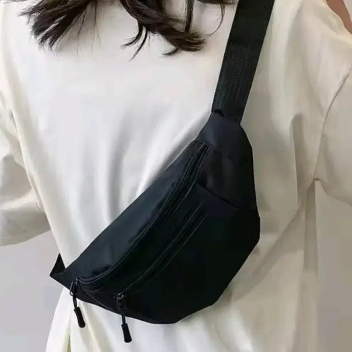 [BUNJANG] Unisex Black Fanny Pack - New / 힙색 가방 공용 새상품