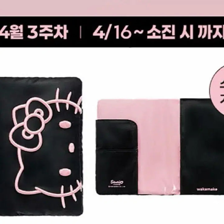 [BUNJANG] WAKEMAKE Hello Kitty Passport Wallet / 웨이크메이크 헬로키티 여권지갑