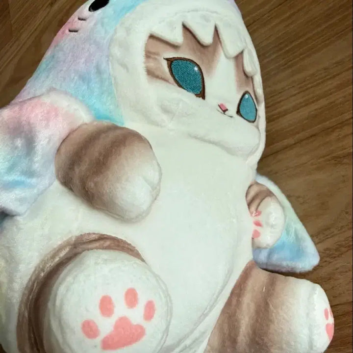 [BUNJANG] Mofusand Cream Cat Pastel Shark Plush Doll / [새제품] 고양이 인형