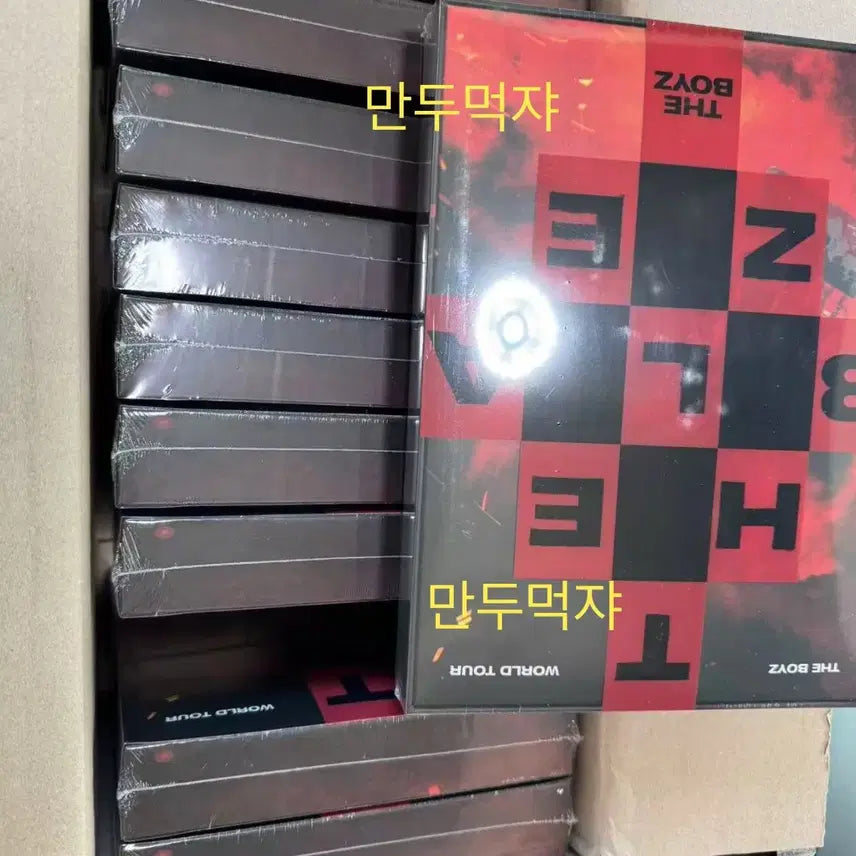 [BUNJANG] The Boyz World Tour DVD Unsealed Album / 오늘배송) 더보이즈 미개봉 앨범 월드투어 dvd