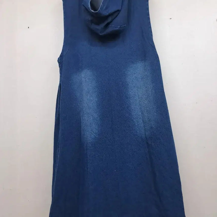 [BUNJANG] Denim Hooded Vest Dress / 예쁜 데님 후드 조끼형원핏66
