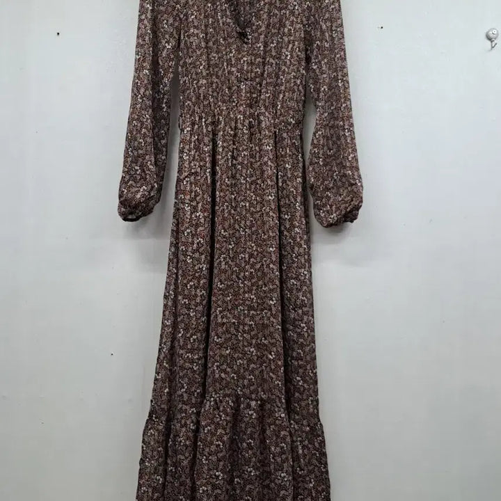 [BUNJANG] ZARA Chiffon Floral Long Dress Size 55 / ZARA쉬폰 롱원핏55