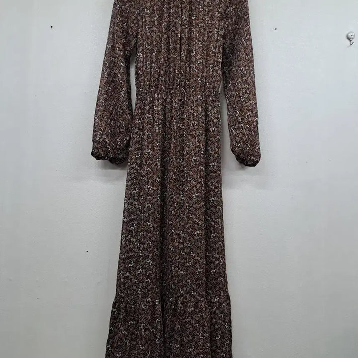 [BUNJANG] ZARA Chiffon Floral Long Dress Size 55 / ZARA쉬폰 롱원핏55