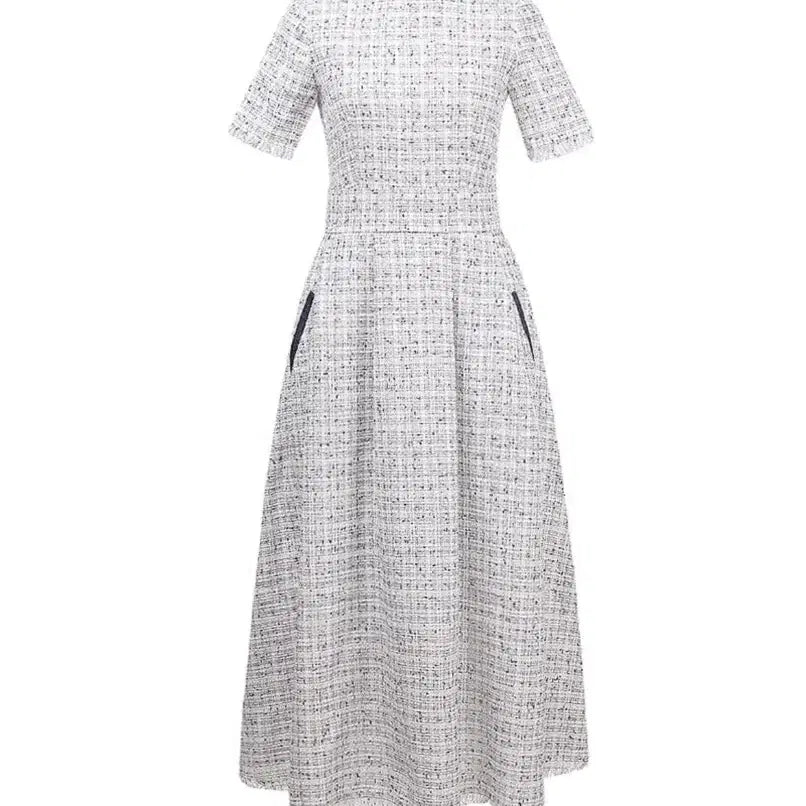 [BUNJANG] C.H.ORIN Wataroku Tweed Dress / 씨호린 와타로쿠 트위드 드레스