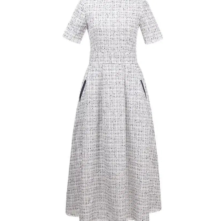 [BUNJANG] C.H.ORIN Wataroku Tweed Dress / 씨호린 와타로쿠 트위드 드레스