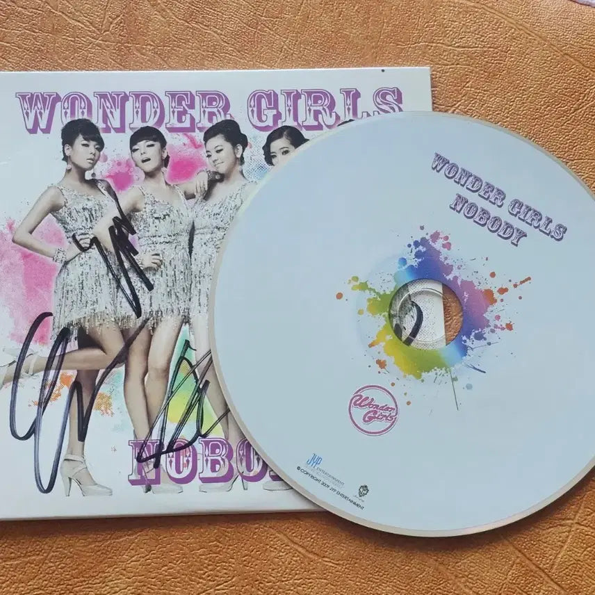 [BUNJANG] Wonder Girls Nobody Sealed Autographed CD / 원더걸스 Nobody (미개봉)  친필사인 CD