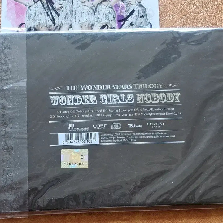 [BUNJANG] Wonder Girls Nobody Sealed Autographed CD / 원더걸스 Nobody (미개봉)  친필사인 CD
