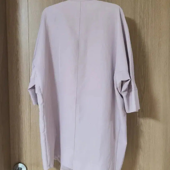 [BUNJANG] Pink Open Long Cardigan Jacket (Size 77) / 여성 핑크색 오픈형 롱 가디건 자켓 77사이즈