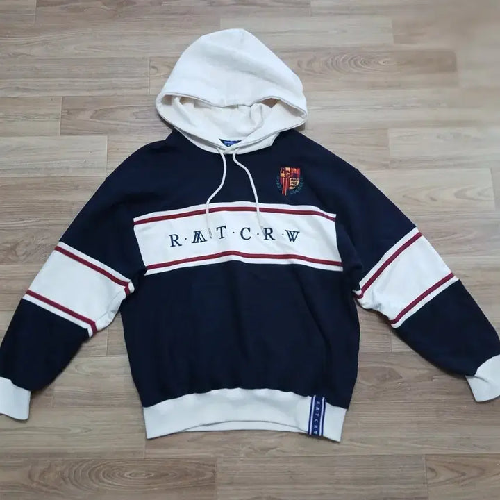 [BUNJANG] Romantic Crown Navy Hoodie / 로맨틱크라운 후드티 네이비