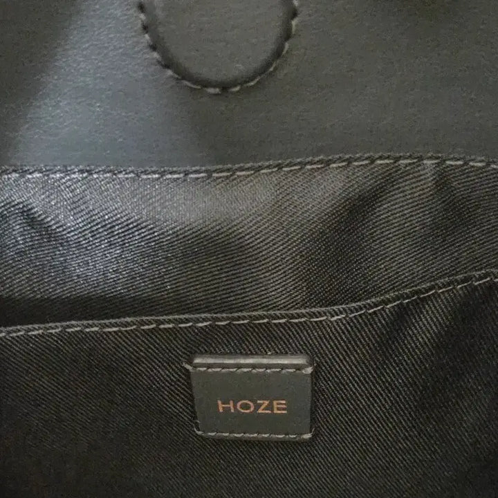 [BUNJANG] HOZE Yoon Seung-ah Danish Bag - Peat Black Leather Handbag / 호재 (HOZE) 데니쉬 가방 윤승아 가방