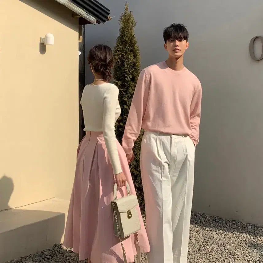[BUNJANG] Pintuck Long Skirt / 여성 하객룩 핀턱 롱 스커트