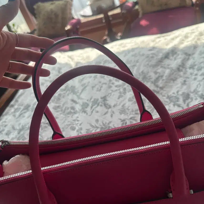 [BUNJANG] MCM Pink Tote Bag / MCM 핑크 토트백 가방
