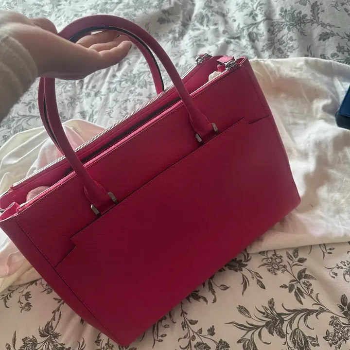 [BUNJANG] MCM Pink Tote Bag / MCM 핑크 토트백 가방