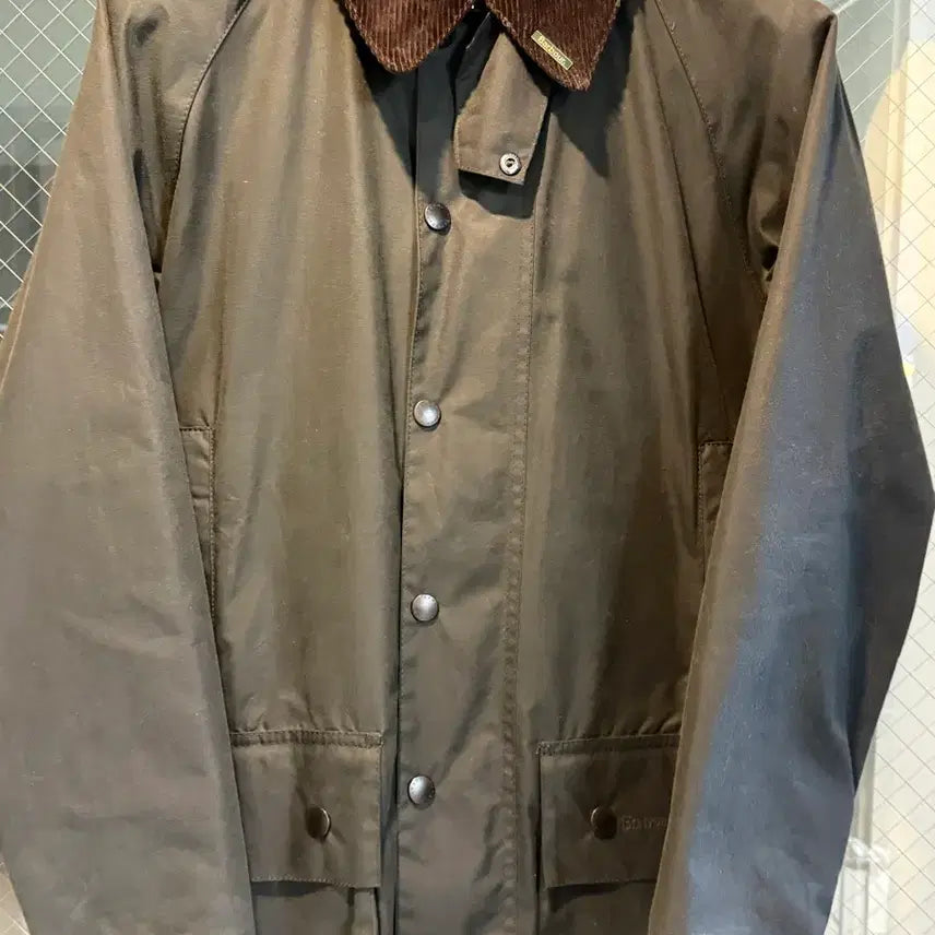 [BUNJANG] Barbour Beaufort Sage 38 Size Waxed Jacket / 바버 baraour 뷰포트 세이지 색상 38사이즈