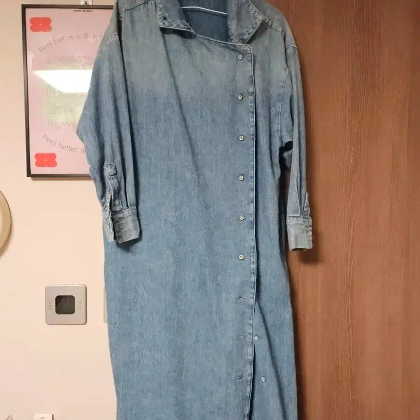 [BUNJANG] American Vintage Denim Long Dress / 아메리칸 빈티지 데님 롱 원피스/아우터 교신가능