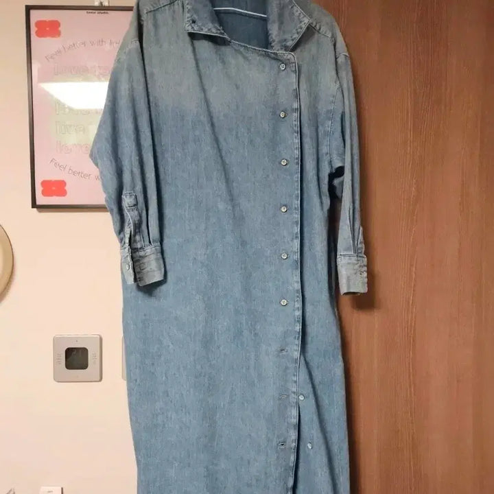 [BUNJANG] American Vintage Denim Long Dress / 아메리칸 빈티지 데님 롱 원피스/아우터 교신가능
