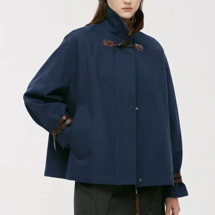 [SOLD OUT] 새상품)한섬 TIME 타임 레더 집업 봄 자켓
