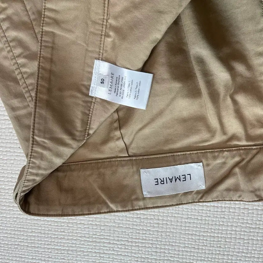 [BUNJANG] Lemaire Belted Shorts Beige / [50] 르메르 벨티드 쇼츠 베이지