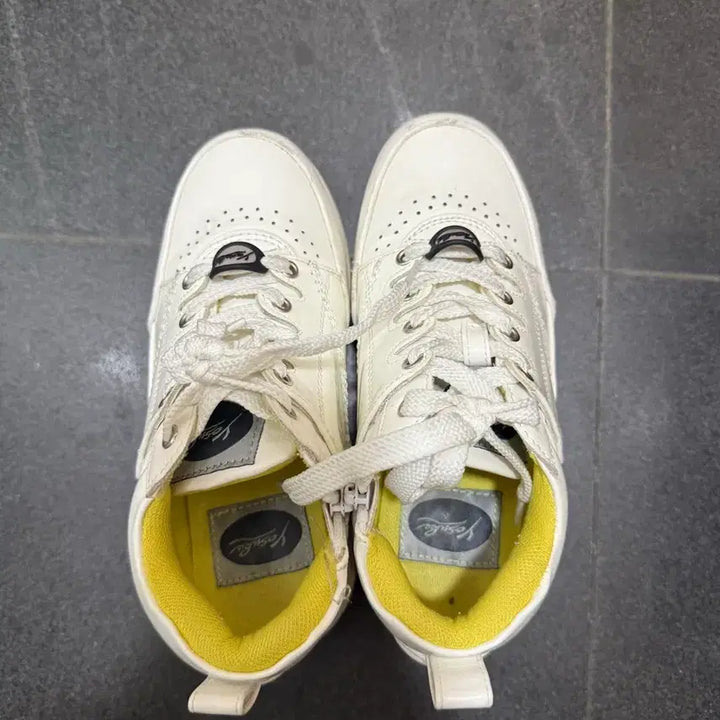 [BUNJANG] YOSUKE 7cm Platform Shoes White Size 230 / 요스케 통굽 7센치 230