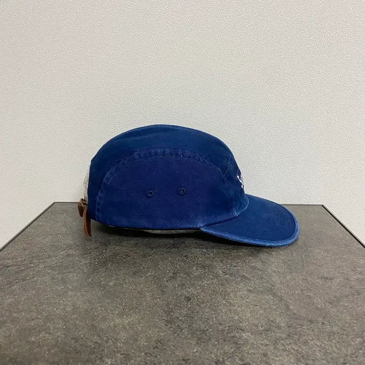 [BUNJANG] Supreme Box Logo Camp Cap Washed Indigo Navy Hat / (OS) 슈프림 박스로고 캠프캡 모자 워시드 인디고 네이비