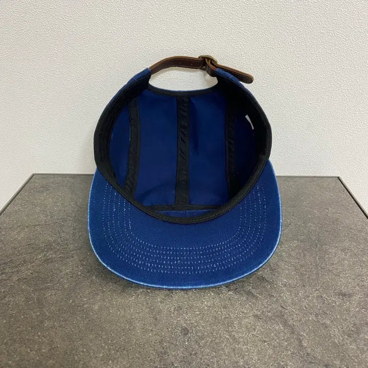[BUNJANG] Supreme Box Logo Camp Cap Washed Indigo Navy Hat / (OS) 슈프림 박스로고 캠프캡 모자 워시드 인디고 네이비